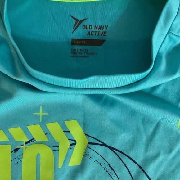 Old Navy Active Boys Short Sleeve Tee Shirt - Picture 3 of 4